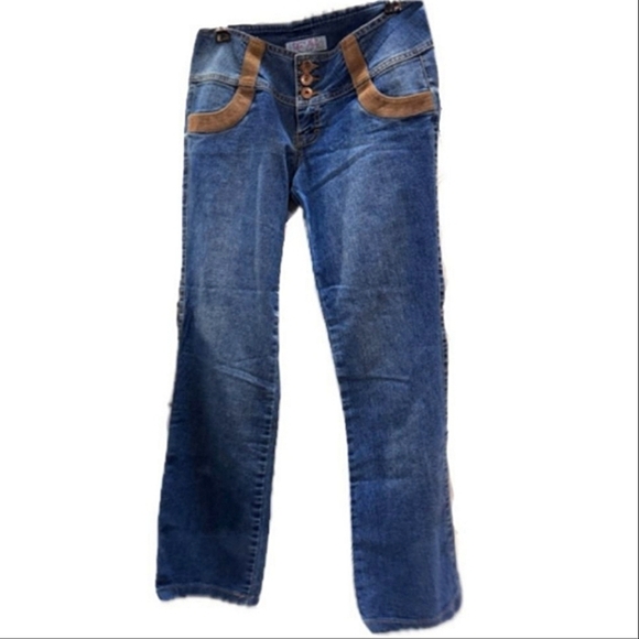 Van Pierre | Vintage Y2K Low-Rise Straight-Leg Jeans - Picture 1 of 6